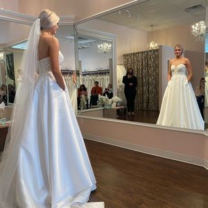 Beautiful beaded wedding dress